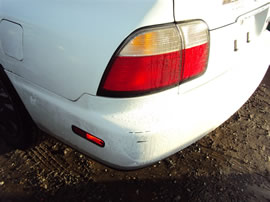 1996 HONDA ACCORD LE, 2.2L AUTO 4DR, COLOR WHITE, STK A14158